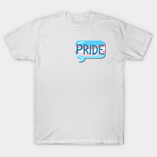 LGBTQ+ Pride Flag Bubble - Transgender T-Shirt by leashonlife